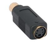 S-Video Female to RCA Female Gold Plated Adapter