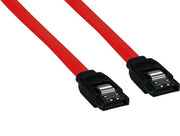 0.5m 7-pin 180-Degree Serial ATA Device Cable with Latch