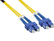 2m SC/SC Duplex 9/125 Single Mode Fiber Optic Cable