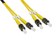 1m ST/ST Duplex 9/125 Single Mode Fiber Optic Cable