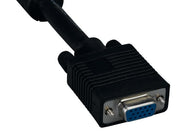 3ft SVGA HD15 M/F Monitor Extension Cable with Ferrites