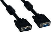 6ft SVGA HD15 M/F Monitor Extension Cable with Ferrites