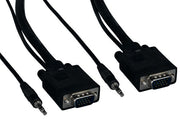 3ft SVGA HD15 M/M Monitor Cable with Stereo Audio