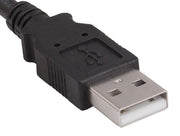10ft USB 2.0 A Male to A Female Extension Cable, Black