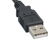 5ft USB 2.0 A Male to Mini-B 5-pin + Micro-B 5-pin Charging Cable