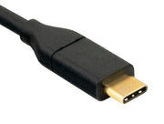 3ft USB 3.1 Type C Male to VGA (1920x1200@60Hz) Male Cable, Black