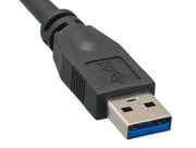 15ft USB 3.0 SuperSpeed A Male to A Male Cable, Black