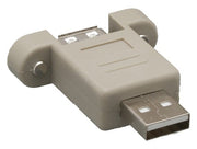 USB A Male to A Female Port Saver Adapter Panel Mount Type