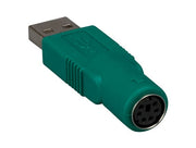 USB Type A Male to PS/2 6-pin Female Converter For Logitech
